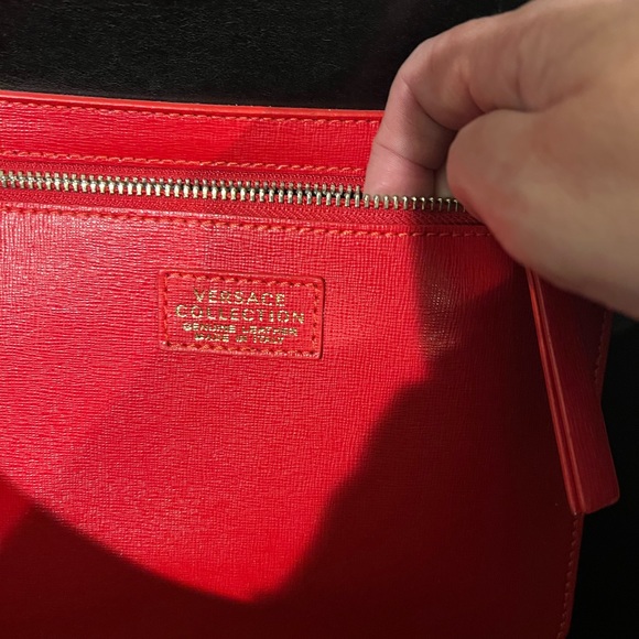 Versace Collection Large Red Tote - Picture 4 of 8